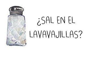 ¿Por qué hay que poner sal en el lavavajillas?